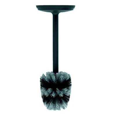 Image of Brabantia 370021 Stainless Steel Handled Toilet Brush Black, 10 x 20 40 cm
