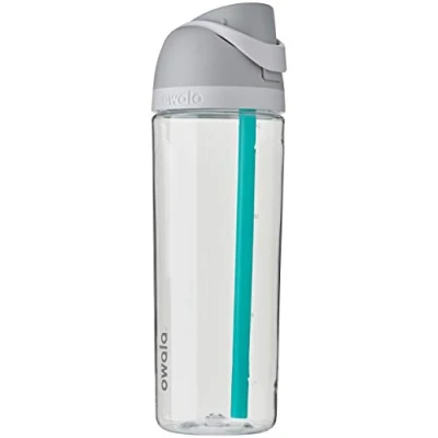 Image of Owala FreeSip Tritan Popper Bottle with Built in Straw 735ml Shy Marshmallow