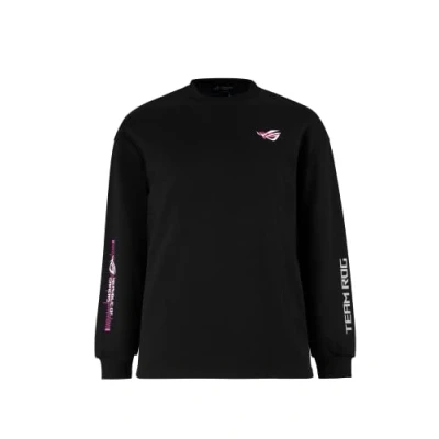 Image of ASUS Men&#039;s Crew Neck Long Sleeve Sweatshirt, Black, L