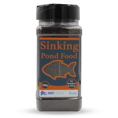 Image of NT Labs Sinking Pond Food, Complete Food for Tench and Sturgeon, Multi Season Fish Feed, Rapid Bottom Dwelling 300g