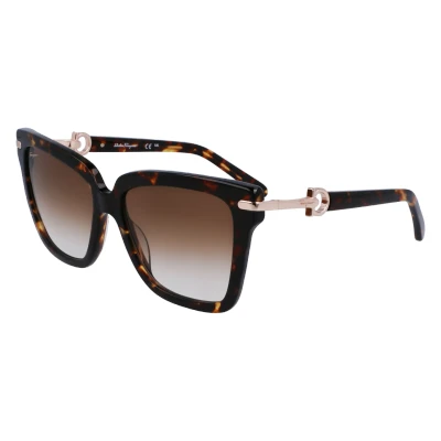 Image of Sunglasses Ferragamo Sf1085s col. 219 Woman Square Brown
