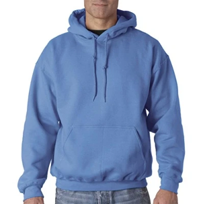 Image of Gildan Heavyweight DryBlend Adult Unisex Hooded Sweatshirt Top / Hoodie (13 Colours) (L) (Carolina Blue)