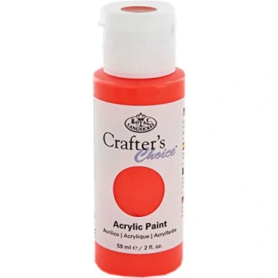 Image of Royal &amp; Langnickel Fluorescent Orange Acrylic Paint 59ml