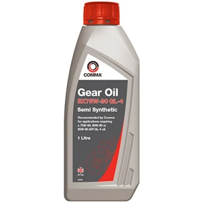 Image of Comma SXGL41L 1L SX75W 90 GL 4 Semi Synthetic Gear Oil (Packaging may vary)