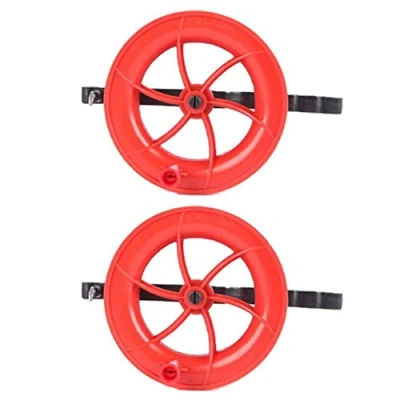 Image of 2 Pcs Kite Line Wheel String Reel Winder T Tool Grip Outdoor Tools Handle Flying