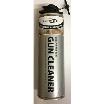 Image of EXPANDING FOAM GUN CLEANER 500ML AEROSOL TIN SPRAY PU