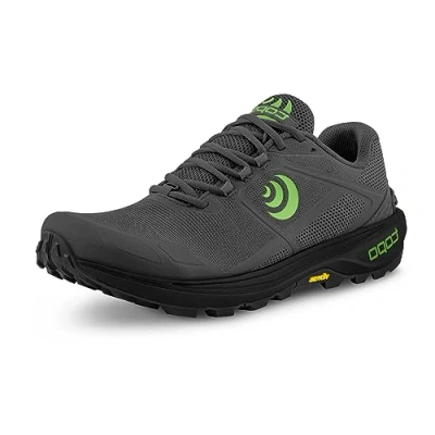 Image of Topo Athletic Men&#039;s Terraventure 4 Comfortable Cushioned Durable 3MM Drop Trail Running Shoes, Shoes for Running, Navy/Black, 9.5