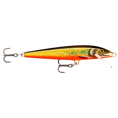 Image of Rapala Original Floater Lure with Two No. 7 Hooks, 0.9 1.5 m Swimming Depth, 9 cm Size, Live Char