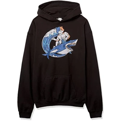 Image of FORTNITE Kids&#039; Meowcles Shark Surf Youth Pullover Hoodie