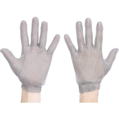 Image of Portwest Chainmail Glove Silver XL