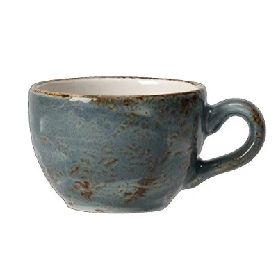 Image of Steelite Craft Low Cups Blue 12oz / 340ml Rustic Tea and Coffee Service, Mugs,