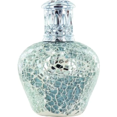 Image of ASHLEIGH &amp; BURWOOD Fragrance Lamp Luminosity Small 30 40 Minutes Burn Time Hand Crafted Silver