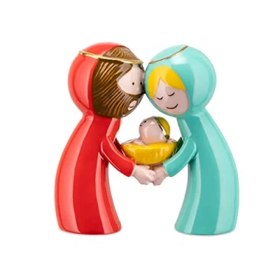 Image of Alessi Two Figurines, porcelain, Multicolor, One Size