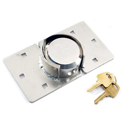 Image of 73MM Round Car Van Shed Padlock and Hasp