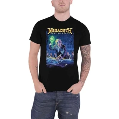 Image of Rock Off Megadeth &#039;Rust in Peace 30th Anniversary&#039; (Black) T Shirt (Large)