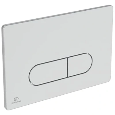 Image of Ideal Standard Oleas P1 Pneumatic Toilet Flush Plate, R0116JG, Matt Chrome