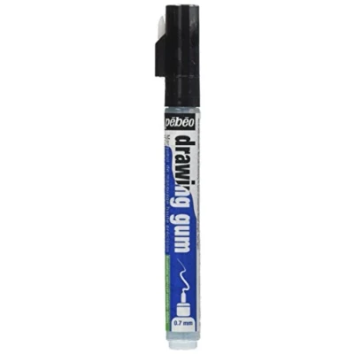 Image of PEBEO 33101 Drawing Gum Marker Nib, Rubber, White, 1.5 x 14.3 cm