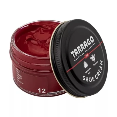 Image of Tarrago Shoe Cream Premium Polish for Ultimate Leather Nourishment, Shine and Protection Synthetic Shoes, Footwear, Bags Accesories 50 ml