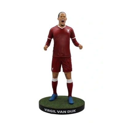 Image of SoccerStarz Football&#039;s Finest Officially Licensed Liverpool Football Club Virgil Van Dijk, 60cm Highly Detailed Resin, Luxurious Collectable Statue
