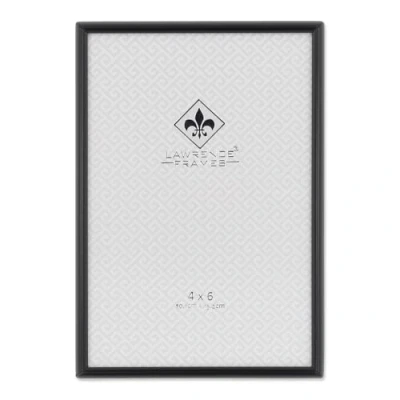 Image of Lawrence Frames 660046 4x6 Simply Black Picture Frame