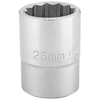 Image of Draper 12 Point Socket, 3/4&quot; Sq. Dr., 26mm