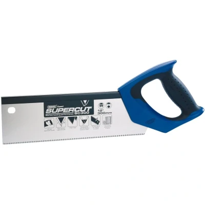 Image of Draper Supercut� Soft Grip Hardpoint Tenon Saw, 300mm/12&quot;, 11tpi/12ppi