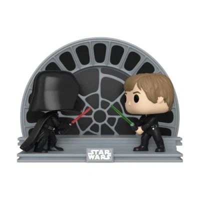 Image of Funko POP! Moment: RotJ 40th Luke Vs Vader Star Wars Collectable Vinyl Figure Gift Idea Official Merchandise Toys for Kids &amp; Adults Movies Fans Model Collectors and Display