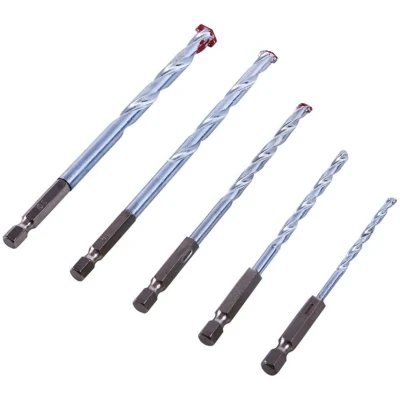 Image of Amtech F1730 5 Piece hex Shank Masonry Drill bit Set