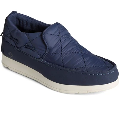 Image of Sperry Women&#039;s MOC Sider Nylon Solid Moccasin, Navy, 3 UK