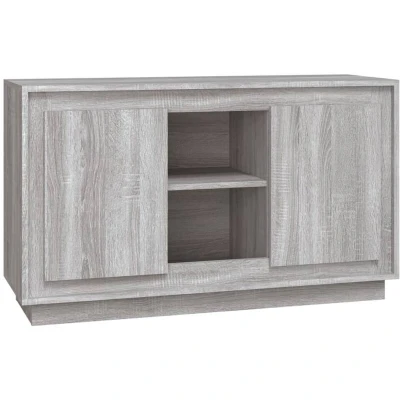 Image of vidaXL Sideboard Grey Sonona 102x35x60 cm Engineered Wood