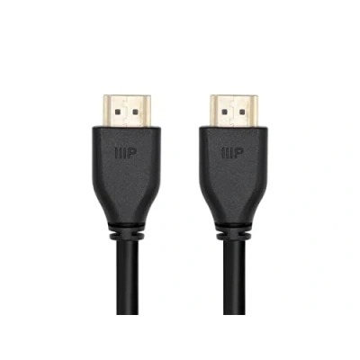 Image of Monoprice 8K Certified Ultra High Speed HDMI 2.1 Cable 15 Feet Black (5 Pack) 48Gbps, Compatible with Sony PlayStation, Microsoft Xbox Series X and S