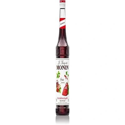 Image of Monin Strawberry Syrup 70cl Bottle Cocktail Flavouring for Cocktails and Drinks