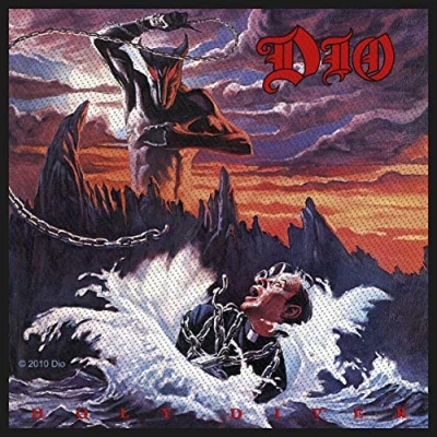 Image of Dio Holy diver Unisex Patch standard, 100% polyester,