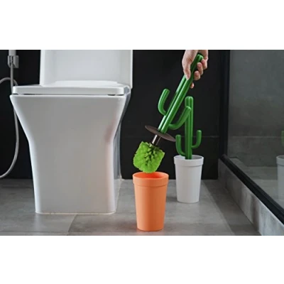 Image of QUALY Toilet Brush, Orange, L