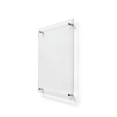 Image of Deflecto A4 Acrylic Poster Holder Photo Frame Sign Wall Display Boards Mount Hangers