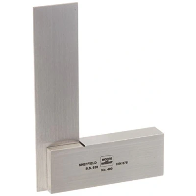 Image of 4x Moore &amp; Wright Engineers Square Grade B 3&quot;/75mm