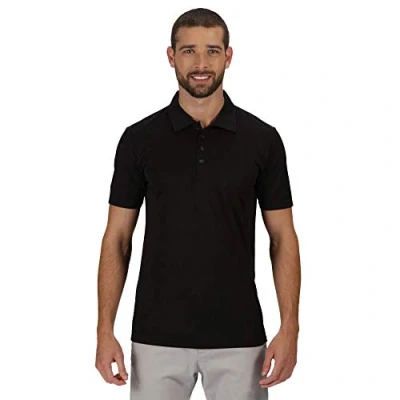 Image of Regatta Professional Mens Honestly Made Recycled Polo Shirt Black