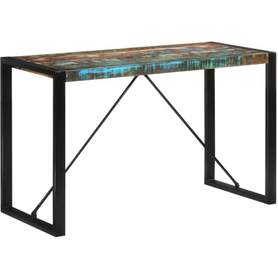 Image of vidaXL Dining Table 120x55x76 cm Solid Wood Reclaimed