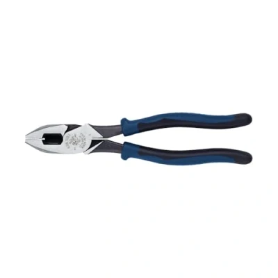 Image of Klein Tools J213 9NETP Journeyman High Leverage Fish Tape Pulling Side Cutting Pliers, 9 1/2 Inch
