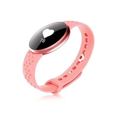 Image of Aquarius Water Resistant Smart Watch with OLED Display &amp; Bluetooth, Rose Gold One Size
