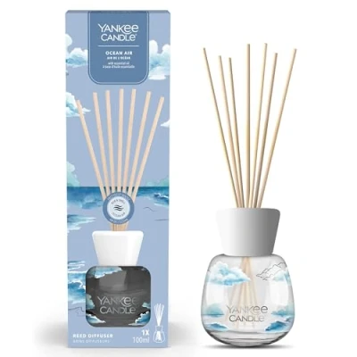 Image of Yankee Candle Signature Reed Diffuser Ocean Air 100ml up to 10 Weeks of Fragrance Perfect Gifts for Women