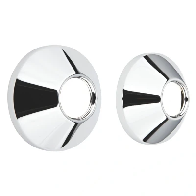 Image of Grohe inlet cover plates (pair) chrome (0221000M)