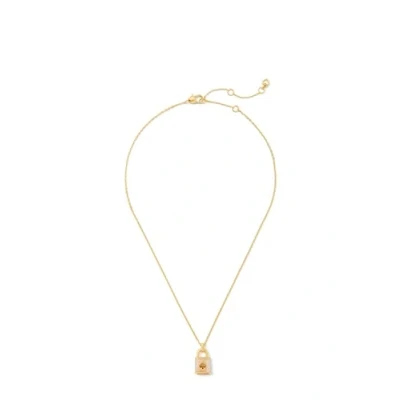 Image of Kate Spade New York mini pendant, White Gold
