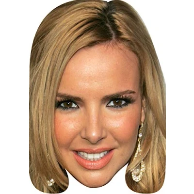 Image of FoxyPrinting Nadine Coyle Girls Aloud Celebrity Cardboard Party Face Mask Fancy Dress