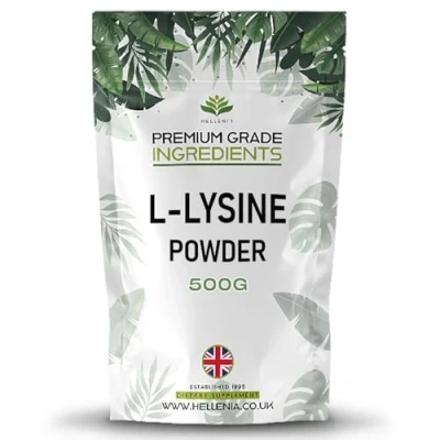 Image of Hellenia L Lysine Powder 500g Premium Grade Ingredients Sports Supplement
