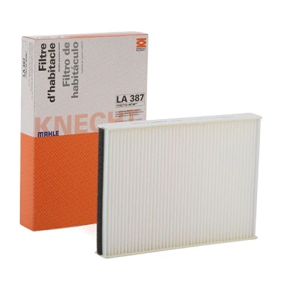 Image of 6G9N180543BA, LR000899, LR019192, LR039612, LR039621 Pollen Filter MAHLE ORIGINAL LA 387 Particulate 270,0mm 193mm 30,0mm VOLVO: XC60 I, V60 I