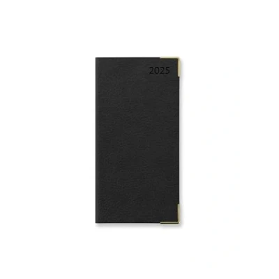 Image of Letts of London Connoisseur Slim week to view with appointments 2025 diary black