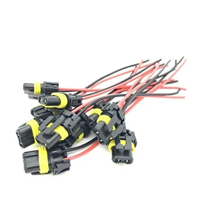 Image of 9006/HB4 9005/HB3 9012/HIR2 Headlight bulb repair socket connector plug wire Pack of 10