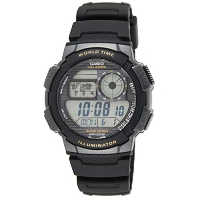 Image of Casio Men&#039;s Digital Quartz Watch with Plastic Strap AE 1000W 1AVEF