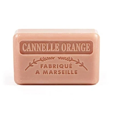 Image of 125g Savon De Marseille Soap Orange Cinnamon (cannelle orange) by Foufour